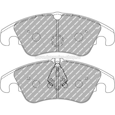 FERODO RACING FCP4044H Колодки DS2500 передние для AUDI A6 Allroad (C7) I A7 Sportback I Q5 FERODO RACING FCP4044H Колодки DS2500 передние для AUDI A6 Allroad (C7) I A7 Sportback I Q5