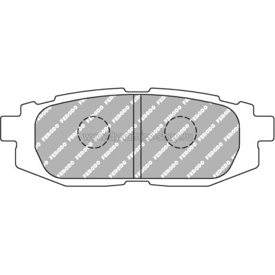 FERODO FCP4187H Тормозные колодки Racing DS Performance I DS2500 задние для TOYOTA, SUBARU FERODO FCP4187H Тормозные колодки Racing DS Performance I DS2500 задние для TOYOTA, SUBARU