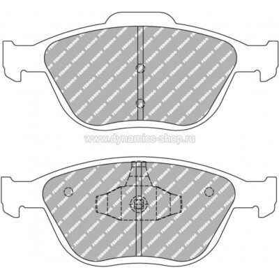 FERODO FDS1568 Pads DS2000 front for MAZDA 3 I 5, FORD Focus I C-MAX I Fiesta ST, VOLVO C30 I C70 I S40 I V40 I V50 FERODO FDS1568 Pads DS2000 front for MAZDA 3 I 5, FORD Focus I C-MAX I Fiesta ST, VOLVO C30 I C70 I S40 I V40 I V50