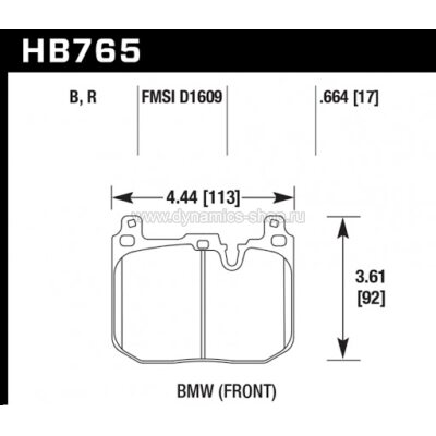 HAWK HB765B.664 Pads HPS 5.0 I Street 5.0 front for BMW M2 I M3 I M4 I BMW Performance Caliper HAWK HB765B.664 Pads HPS 5.0 I Street 5.0 front for BMW M2 I M3 I M4 I BMW Performance Caliper