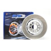 SHW PERFORMANCE VFX43701 Диск Cross-Drilled передний для AUDI A3 I Q2, VOLKSWAGEN Arteon I 340x30mm