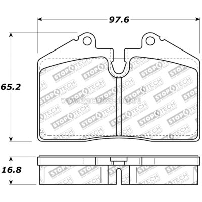 STOPTECH 309.06080 Pads for PORSCHE 911 (964, 968), FERRARI 348 GTB I GTS I Spider I Calipers ST-41 STOPTECH 309.06080 Pads for PORSCHE 911 (964, 968), FERRARI 348 GTB I GTS I Spider I Calipers ST-41