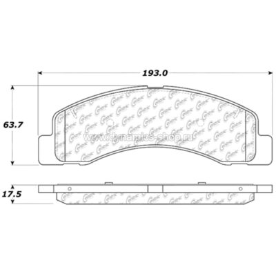 STOPTECH 309.07560 Pads Ultra-Premium front for FORD F-250 I F-350 I Excursion I Calipers ST-65 STOPTECH 309.07560 Pads Ultra-Premium front for FORD F-250 I F-350 I Excursion I Calipers ST-65