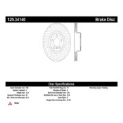 STOPTECH 125.34140 Disc Centric Parts I Premium front for BMW 330i GT I 335i I 428i I 430i I 435i I 340x30mm