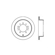 STOPTECH 126.44157SL Brake disc rear left for TOYOTA Land Cruiser 200 I Tundra I Sequoia, LEXUS LX570