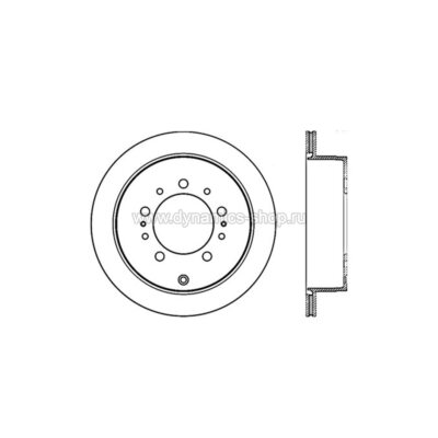 STOPTECH 126.44157SL Тормозной диск задний левый для TOYOTA, LEXUS STOPTECH 126.44157SL Тормозной диск задний левый для TOYOTA, LEXUS