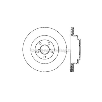 STOPTECH 126.47025SR Тормозной диск Sport Slotted Brake disc для SUBARU STOPTECH 126.47025SR Тормозной диск Sport Slotted Brake disc для SUBARU