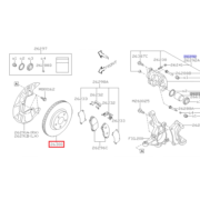 SUBARU 26300SJ010 Диск передний для SUBARU Forester フォレスター (SKE) I Levorg I WRX (VBH) 5x114.3 I 316x28mm