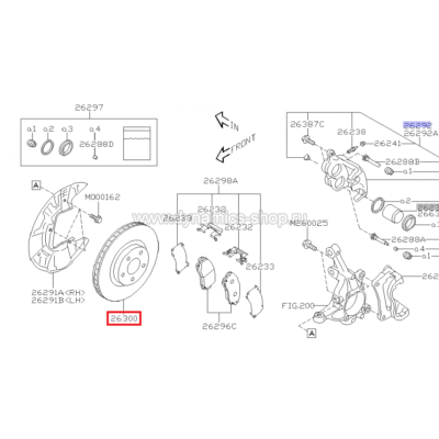 SUBARU 26300SJ010 Диск передний для SUBARU Forester フォレスター (SKE) I Levorg I WRX (VBH) 5x114.3 I 316x28mm SUBARU 26300SJ010 Диск передний для SUBARU Forester フォレスター (SKE) I Levorg I WRX (VBH) 5x114.3 I 316x28mm