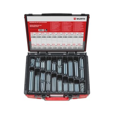 WURTH 5964050601 Набор пружин растяжения с двойными проушинами 368 шт. в системном кейсе 4.4.1 I DIN 2097 I Sysko WURTH 5964050601 Набор пружин растяжения с двойными проушинами 368 шт. в системном кейсе 4.4.1 I DIN 2097 I Sysko