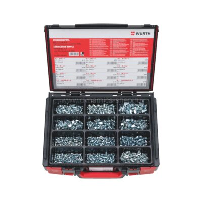 WURTH 5964098600 Набор ниппелей для смазки DIN 71412, A, B, C, ассортимент, 600 шт., Sysko I SYSTEMKOFFER WURTH 5964098600 Набор ниппелей для смазки DIN 71412, A, B, C, ассортимент, 600 шт., Sysko I SYSTEMKOFFER