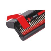 WURTH 06134895 Bit set with screwdriver for precision mechanical work I 29 pieces