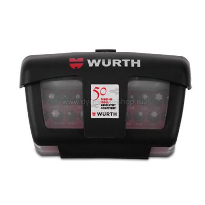 WURTH 0614250031 Набор бит с держателем в футляре C 6.3 (1/4) I 31 предмет WURTH 0614250031 Набор бит с держателем в футляре C 6.3 (1/4) I 31 предмет