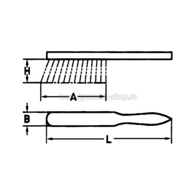 WURTH 0695943973 Ручная щетка, кокосовое волокно L430mm WURTH 0695943973 Ручная щетка, кокосовое волокно L430mm
