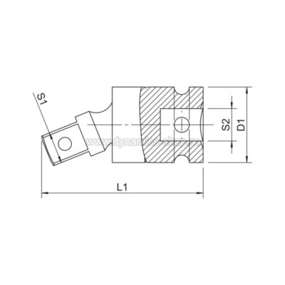 WURTH 0714148351 Усиленный карданный шарнир 3/4" WURTH 0714148351 Усиленный карданный шарнир 3/4"