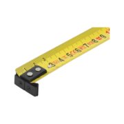 WURTH 071464 570 Pocket tape measure, (meter I inch) I Length 8 meters I 8m-25mm