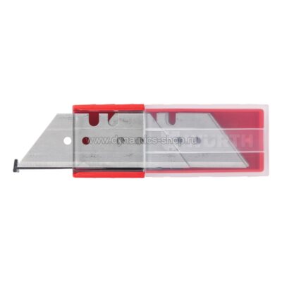 WURTH 071566 02 Trapezoidal blade in dispenser I 61x18.7x0.65mm I Carbon steel I 10 pcs. WURTH 071566 02 Trapezoidal blade in dispenser I 61x18.7x0.65mm I Carbon steel I 10 pcs.