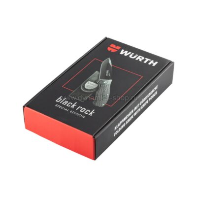 WURTH 071566 557 Нож складной ограниченной серии BLACK ROCK Special Edition I G10 I L110 I Черный WURTH 071566 557 Нож складной ограниченной серии BLACK ROCK Special Edition I G10 I L110 I Черный