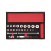 WURTH 0965900202 Head set with ratchet 23 piece 1/2 I 1/2ZO-SCHAUM I ZEBRA